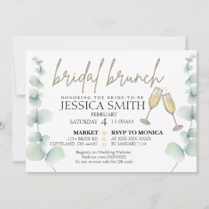 Bridal Brunch Shower Invitation