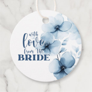 Bridal Brunch Something Blue Love from the Bride Favor Tags