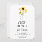 Bridal Brunch Sunflower Bouquet Shower invitation (Front)