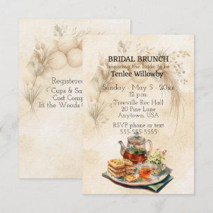 Bridal Brunch Wedding Shower Invitation