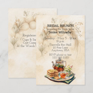 Bridal Brunch Wedding Shower Invitation