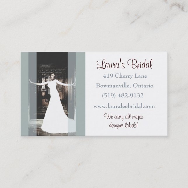 Bridal Business Card (Front)