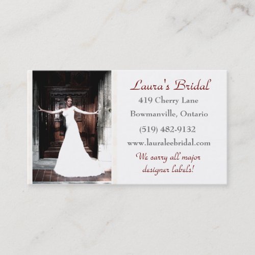 Bridal Business Card