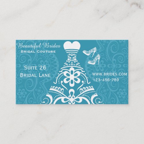 Bridal Couture Bridal Wear Wedding dress designs Business Card