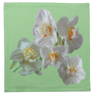 Bridal Crown Daffodils Close Up Cloth Napkin