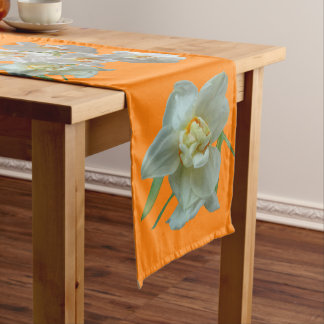 Bridal Crown Daffodils Close Up Table Runner