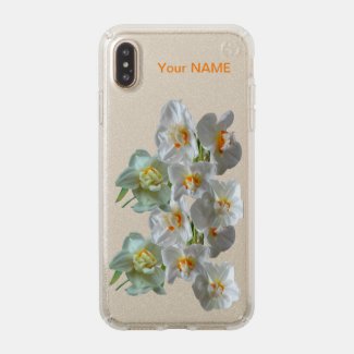 Bridal Crown Daffodils Glitter Speck Phone Case