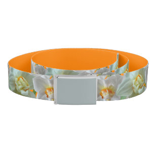 Bridal Crown Daffodils Pattern Belt