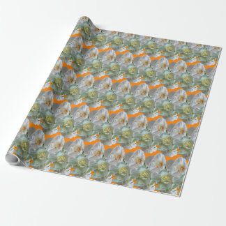 Bridal Crown Daffodils Pattern Cust.Wrapping Paper