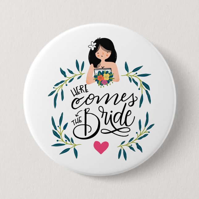 Bridal  Decor Button (Front)