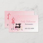 Tailors Seamstress Sewing Measuring Tape Business Card