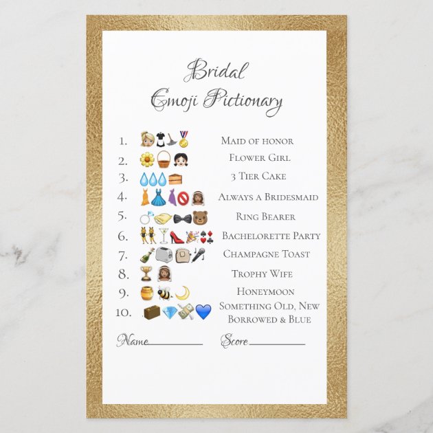 Bridal clearance emoji pictionary