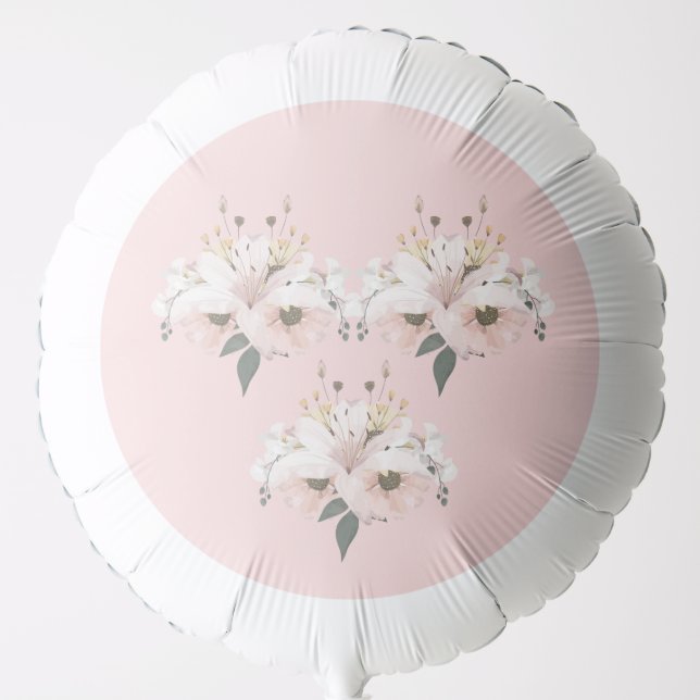 Bridal Floral Balloon (Front)