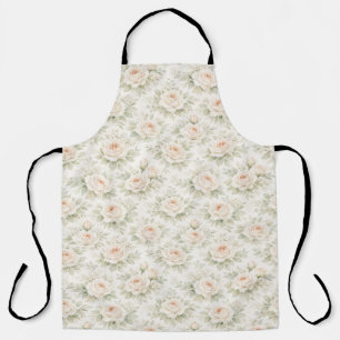 Bridal Floral Pattern Apron