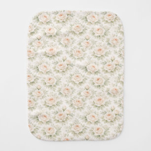 Bridal Floral Pattern Baby Burp Cloth