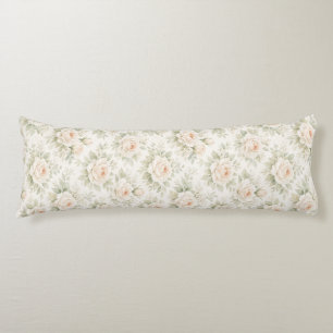 Bridal Floral Pattern Body Pillow