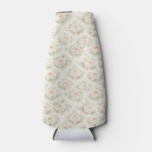 Bridal Floral Pattern Bottle Cooler