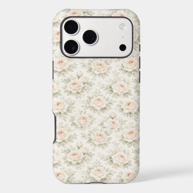 Bridal Floral Pattern Case-Mate iPhone Case (Back)