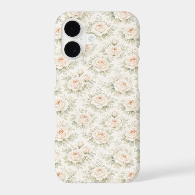 Bridal Floral Pattern Case-Mate iPhone Case (Back)