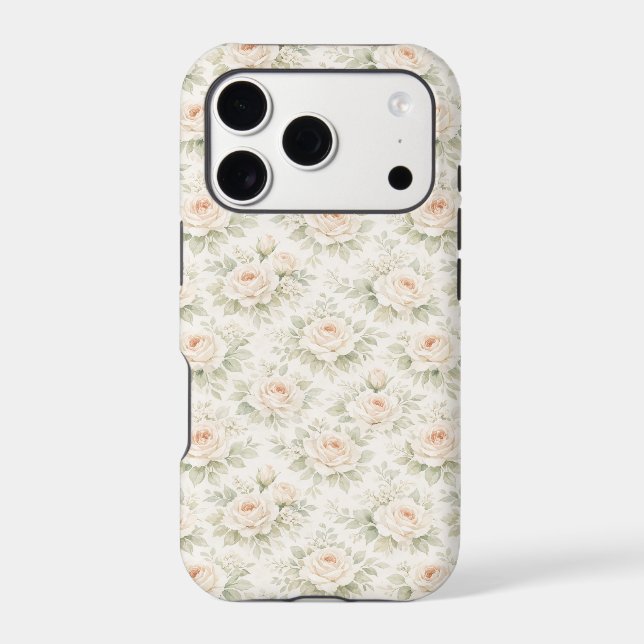 Bridal Floral Pattern Case-Mate iPhone Case (Back)