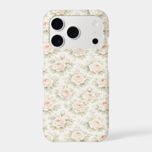 Bridal Floral Pattern iPhone 17 Pro Case
