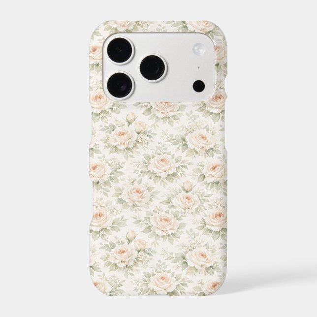 Bridal Floral Pattern Case-Mate iPhone Case (Back)