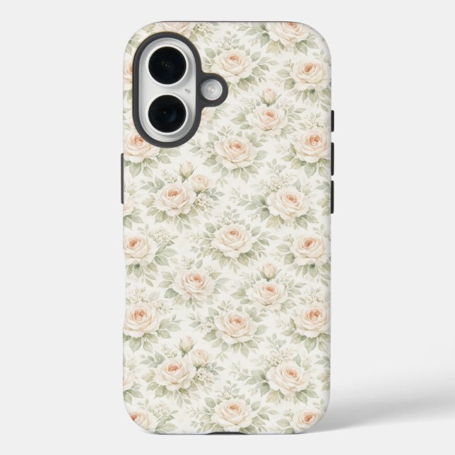 Bridal Floral Pattern Case-Mate iPhone Case (Back)