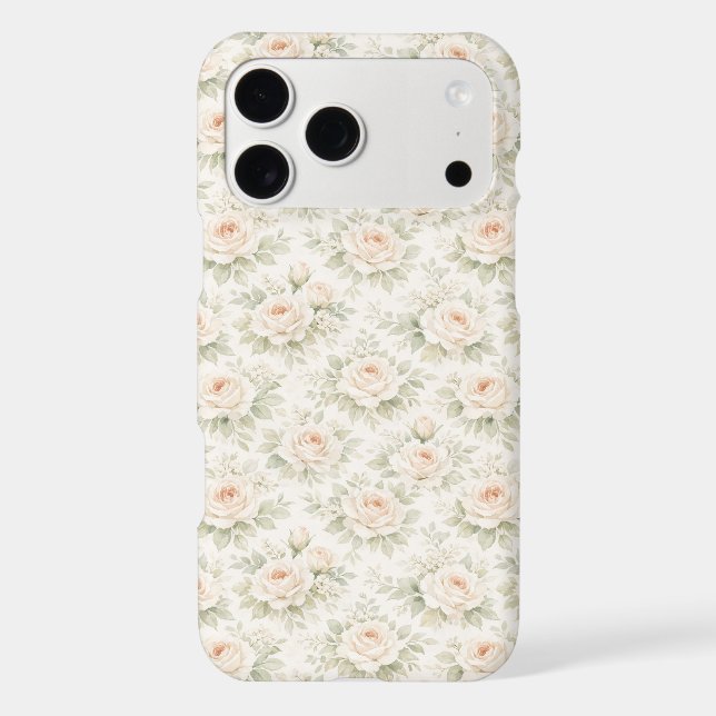 Bridal Floral Pattern Case-Mate iPhone Case (Back)