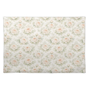 Bridal Floral Pattern Cloth Placemat