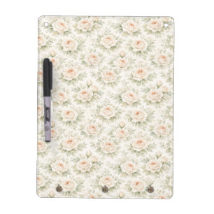 Bridal Floral Pattern Dry Erase Board