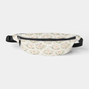 Bridal Floral Pattern Fanny Pack