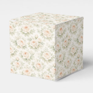 Bridal Floral Pattern Favor Boxes