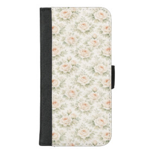 Bridal Floral Pattern iPhone 8/7 Plus Wallet Case