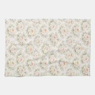 Bridal Floral Pattern Kitchen Towel