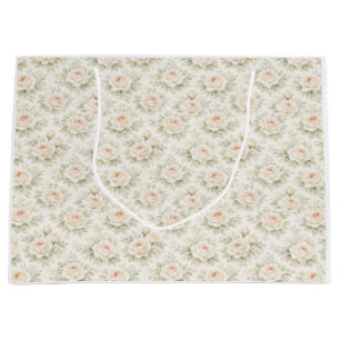 Bridal Floral Pattern Large Gift Bag