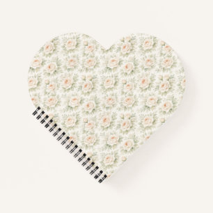 Bridal Floral Pattern Notebook