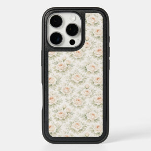 Bridal Floral Pattern iPhone 16 Pro Case