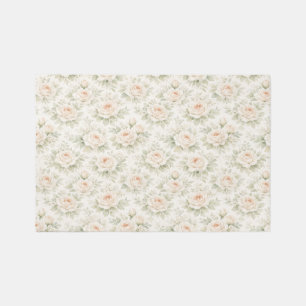 Bridal Floral Pattern Outdoor Rug