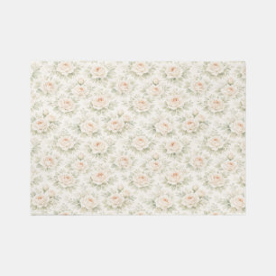 Bridal Floral Pattern Outdoor Rug