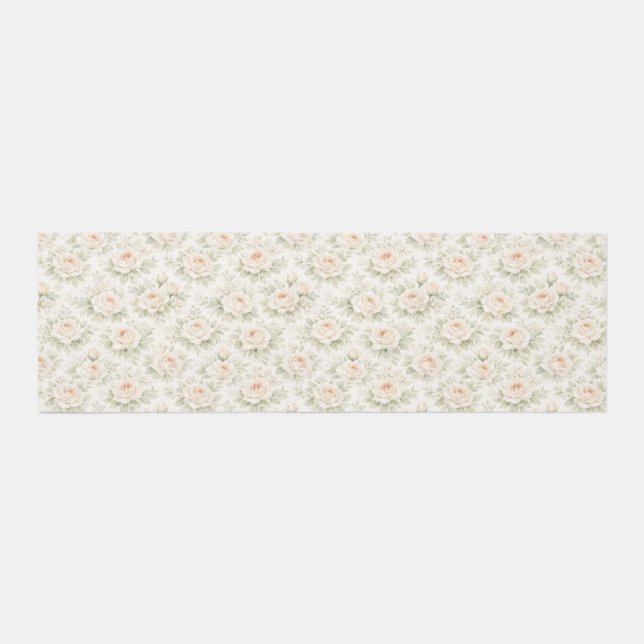 Bridal Floral Pattern Outdoor Rug (Front)