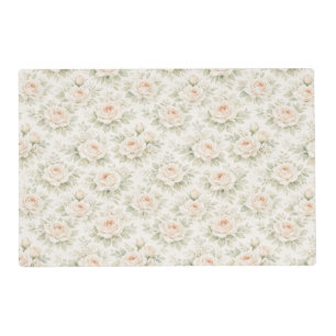 Bridal Floral Pattern Placemat