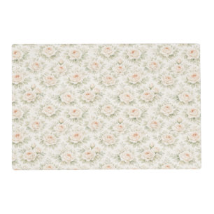 Bridal Floral Pattern Placemat
