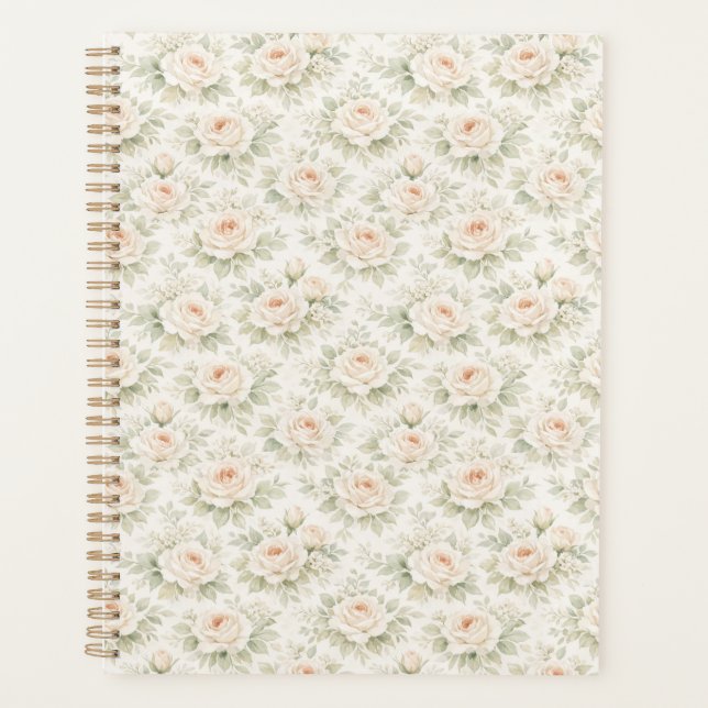 Bridal Floral Pattern Planner (Front)