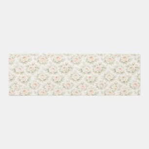 Bridal Floral Pattern Runner
