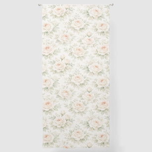Bridal Floral Pattern Sheer Curtains
