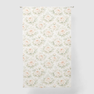 Bridal Floral Pattern Sheer Curtains