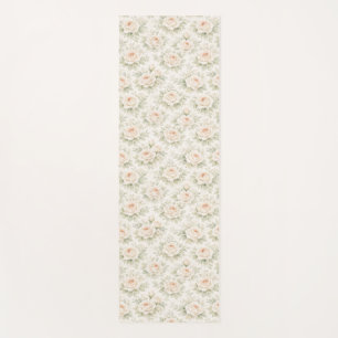 Bridal Floral Pattern Yoga Mat
