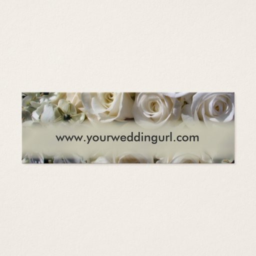 Customizable Bridal gift cards - add your wedding website business cards
