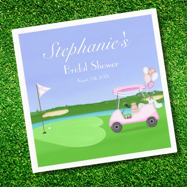  Bridal Golf Bridal Shower Brunch  Napkins (Creator Uploaded)