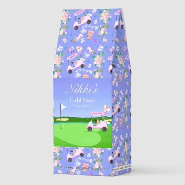 Bridal Golf Bridal Shower Brunch  Roasted Coffee (Front)